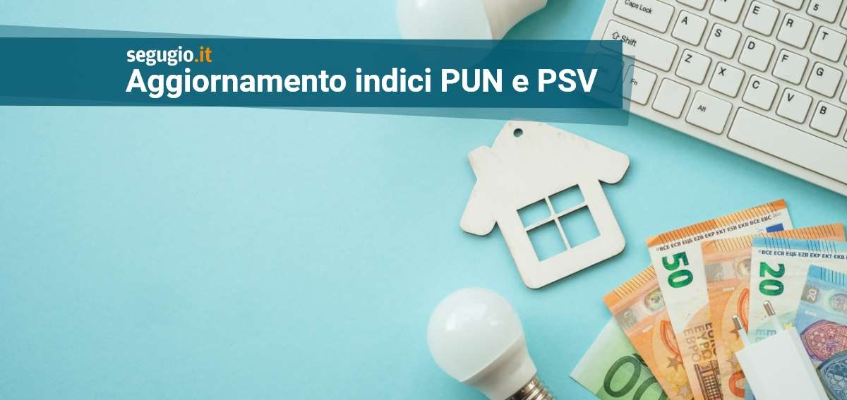 aggiornamento indici pun e psv