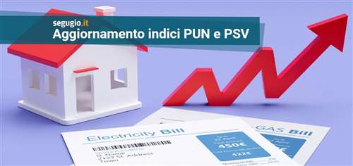 Aggiornamento indici PUN luce e PSV gas, Venerdì 3 ottobre 2025