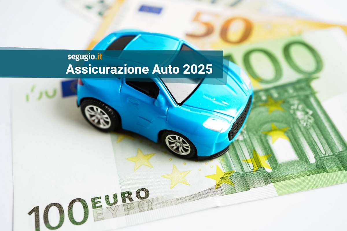 offerte rc auto 2025 modellino di auto su banconote