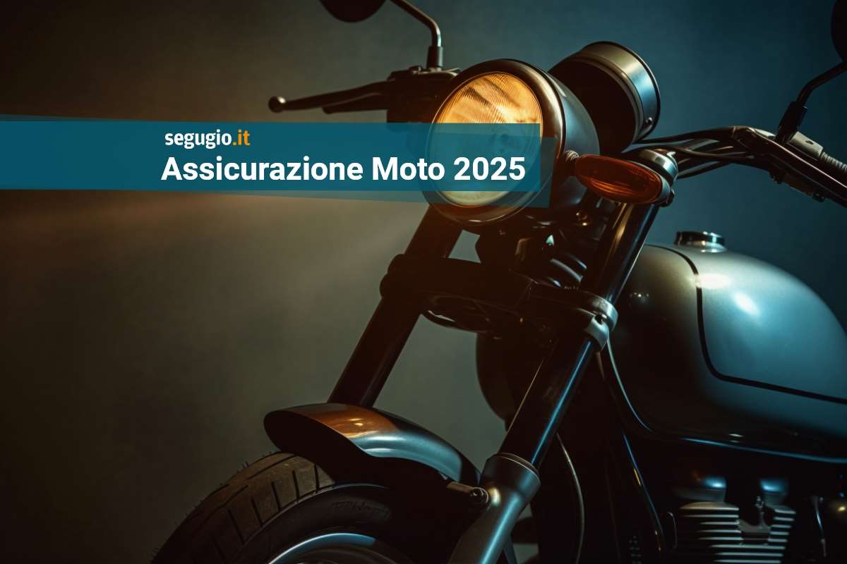 offerte di assicurazione moto 2025 primo piano di una moto