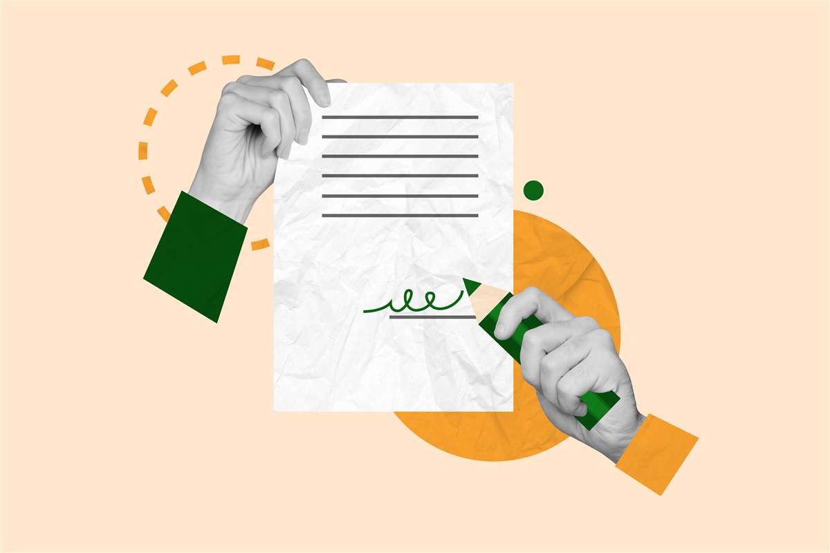 documento con firma per approvazione