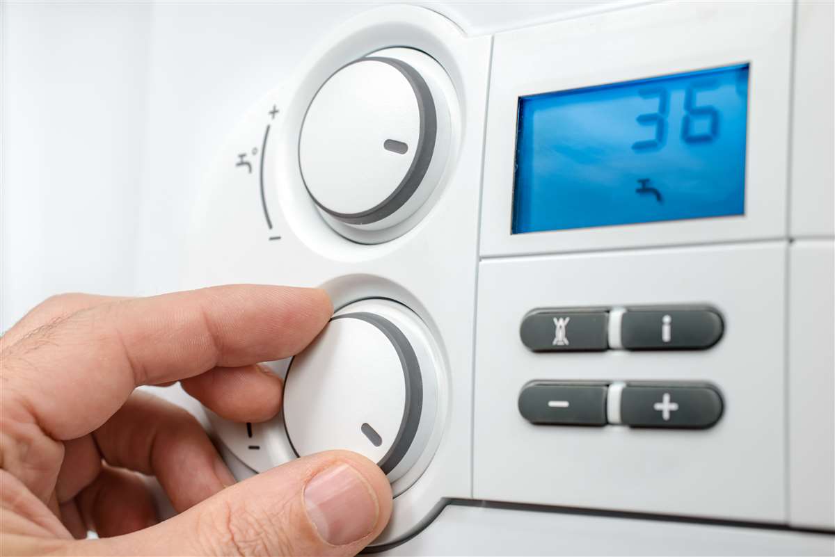 regolazione termostato caldaia
