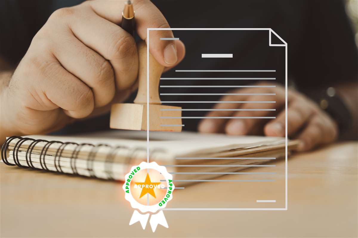 documento con timbro aziendale