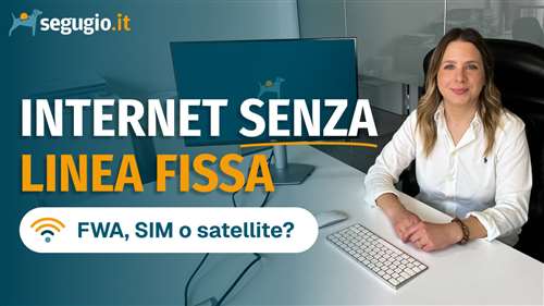 è possibile una connessione internet senza linea fissa?