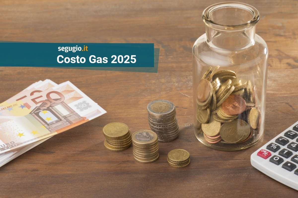 costo gas a luglio 2025 costo gas 2025