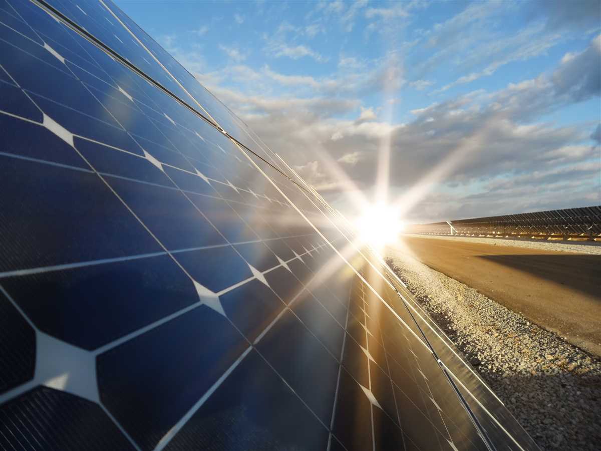 pannelli solari di impianto fotovoltaico
