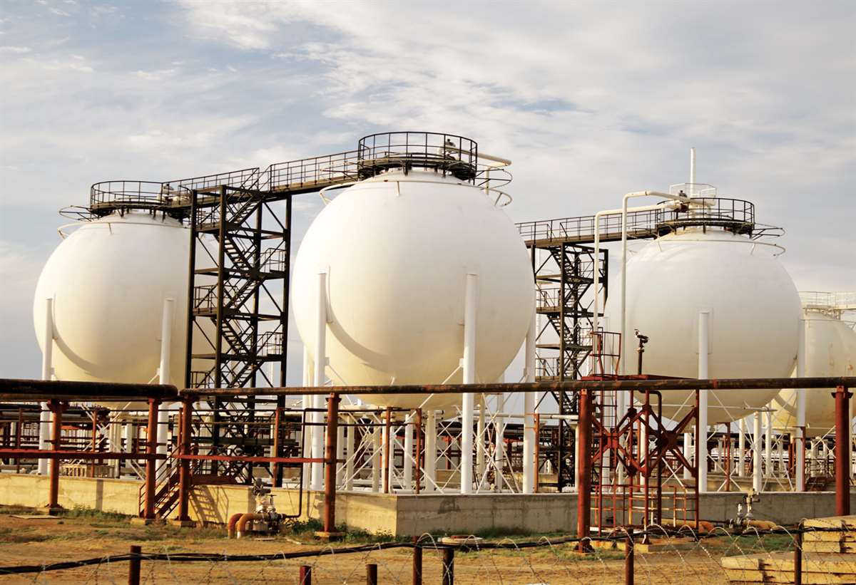 centro di stoccaggio del gas liquefatto