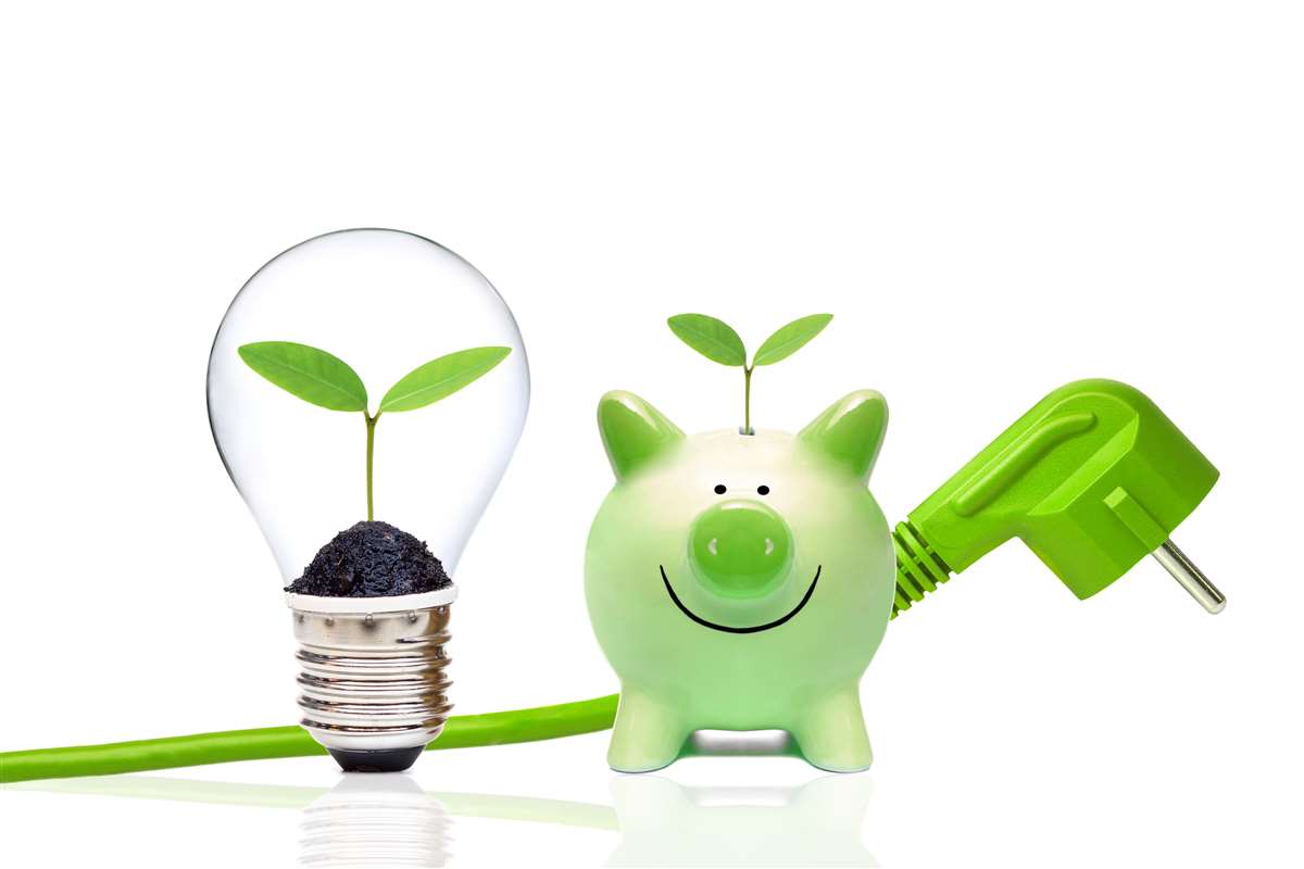 tariffe luce green lampadina e salvadanaio verde