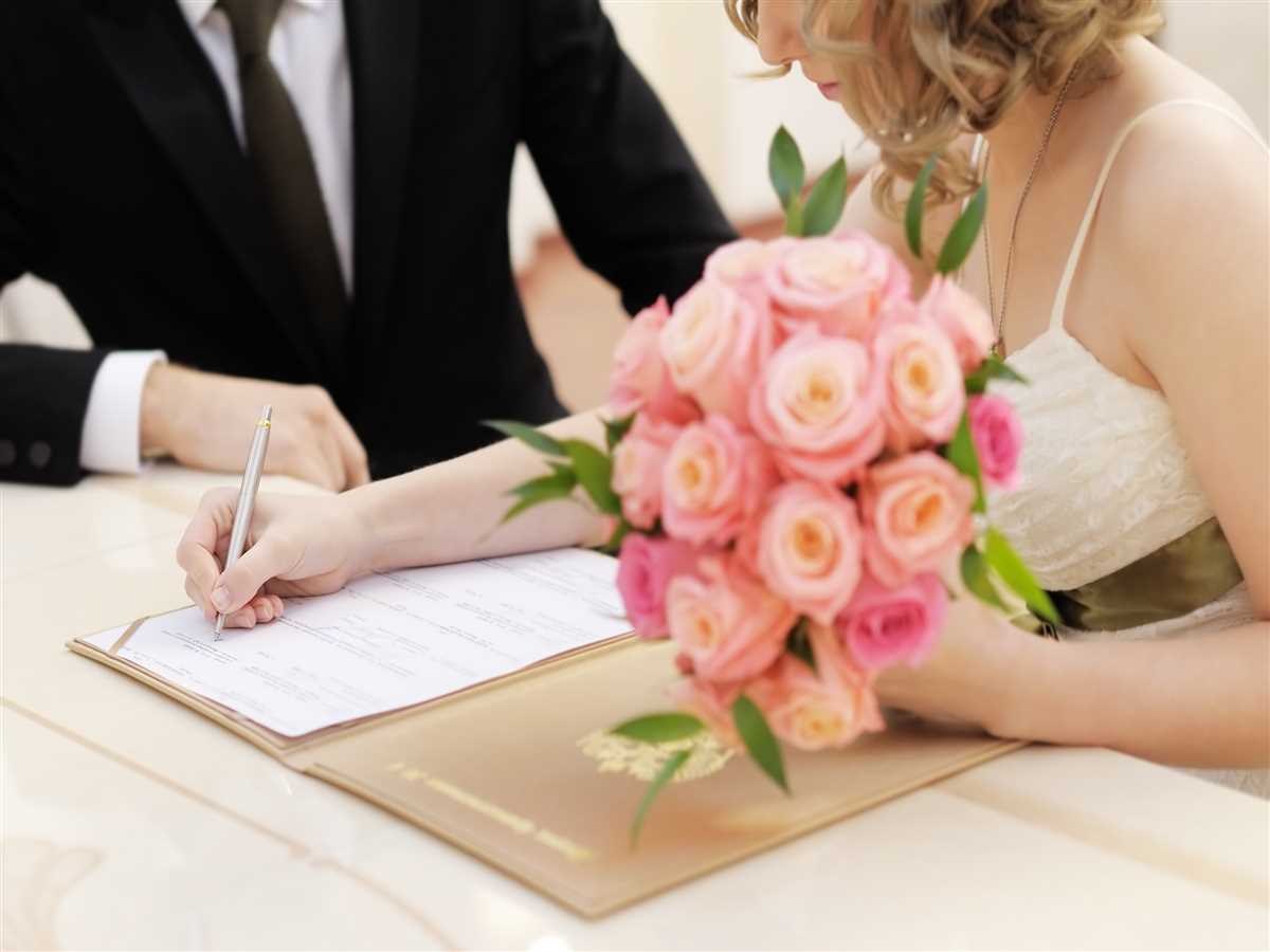 firma del matrimonio