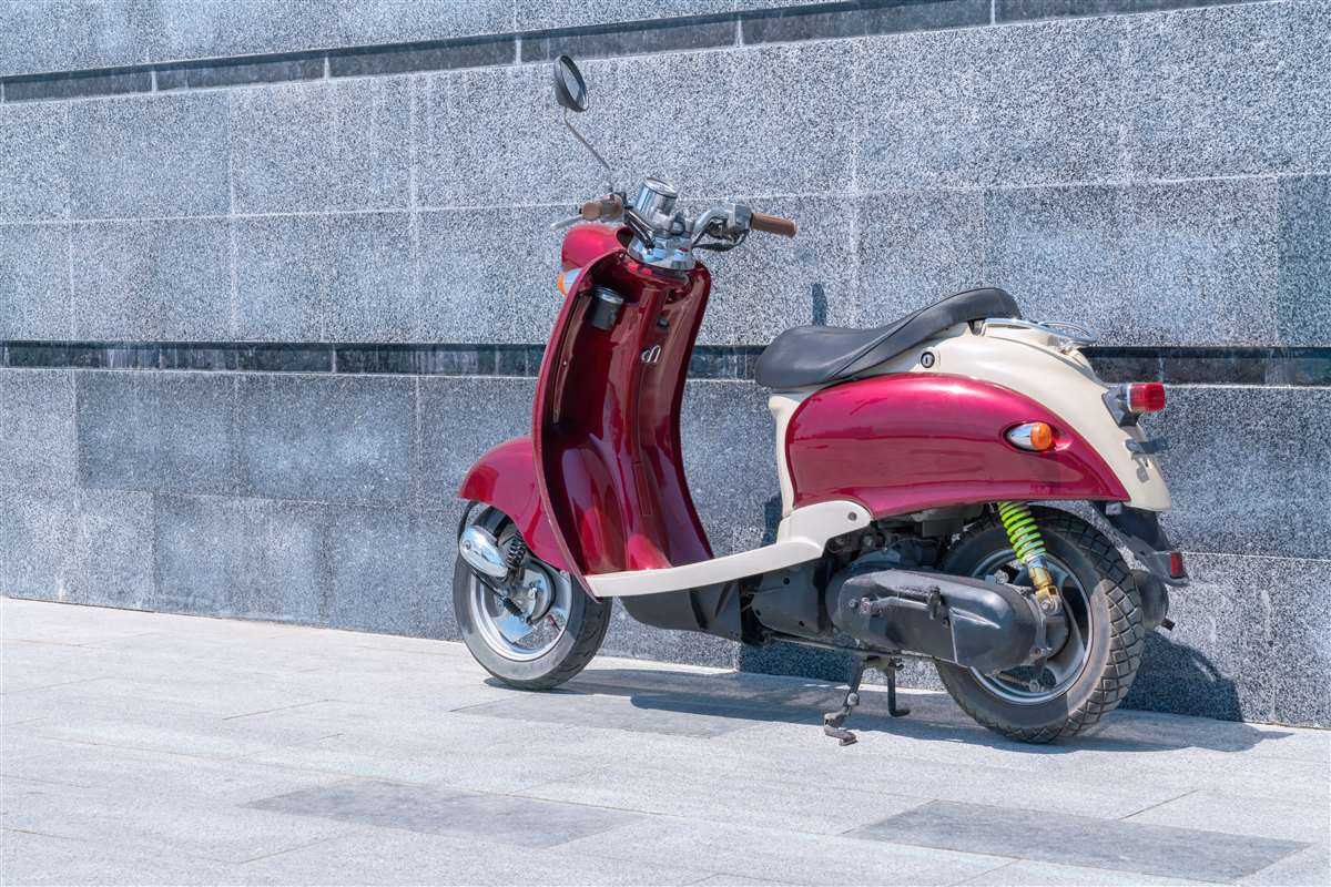 sospensione rc ciclomotore motorino su strada