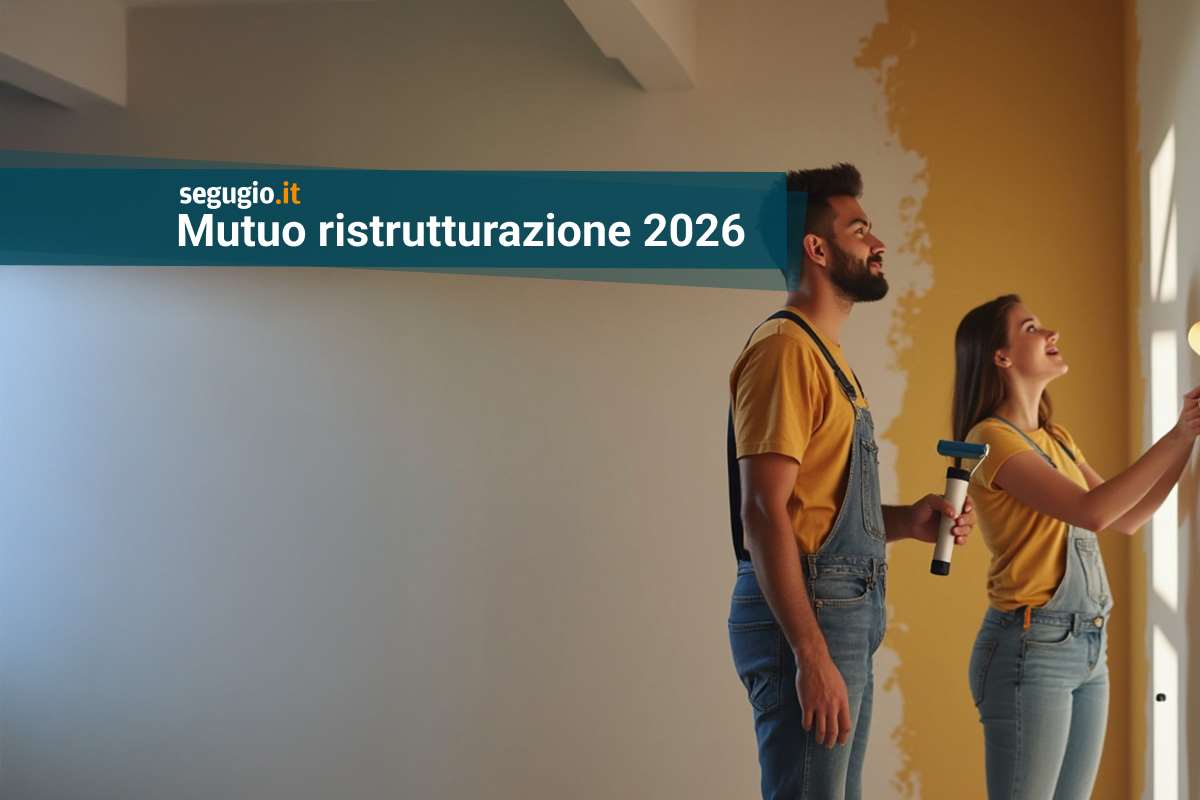coppia che dipinge la parete di casa