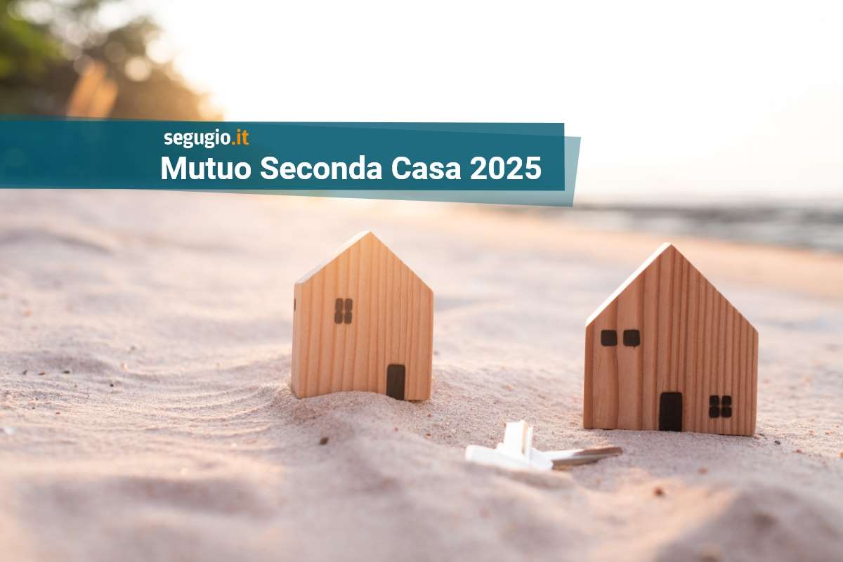offerte mutuo seconda casa 2025 modellini di case in legno su una spiaggia