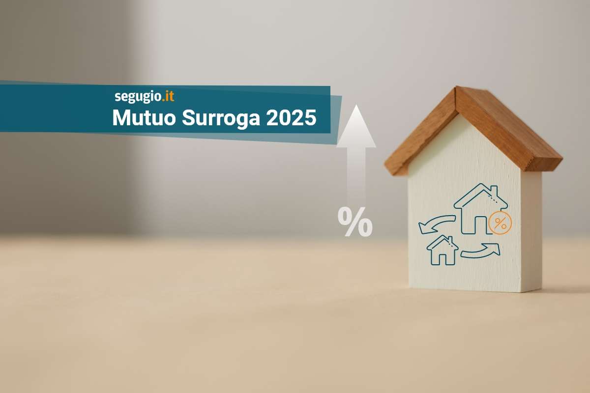 modellino di casa con la rappresentazione di una surroga del mutuo casa