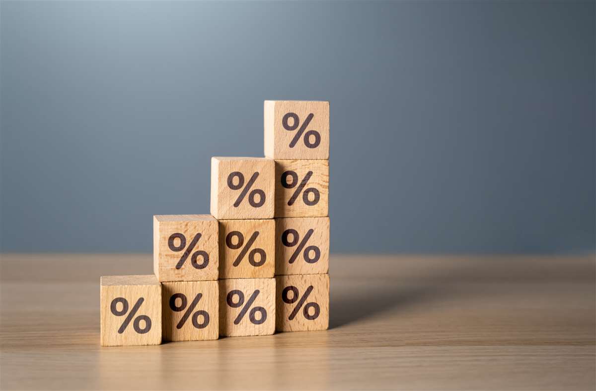 definizione di teg dei cubi con il simbolo di percentuale